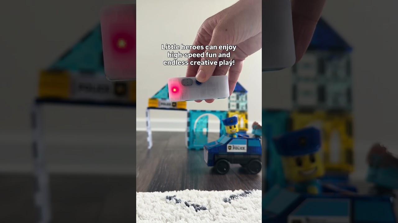 New MAGNA-TILES &reg; Police Station