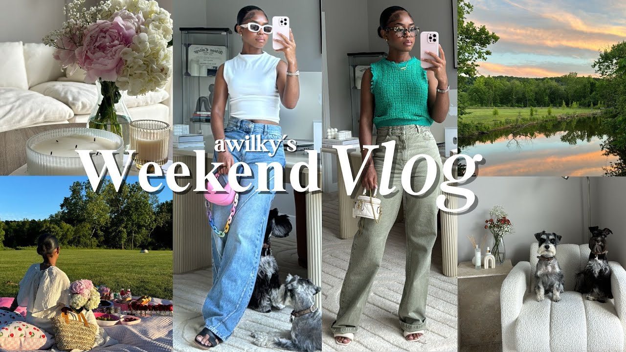 Skin Care + Girls Picnic + Cleaning Reset + MORE! | AWILKY'S WEEKEND VLOG!