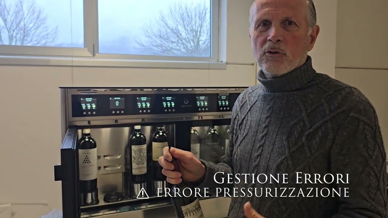 Wineemotion serie 4 Self 2026: Nuovo Sistema a Pistone Manuale a Molla