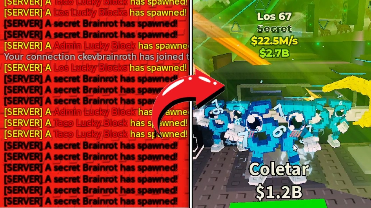 TERÇA DO TACO BUGOU E GANHEI 9 SECRETOS SEGUIDOS NO ROUBE O BRAINROT! KKKKKKKKK