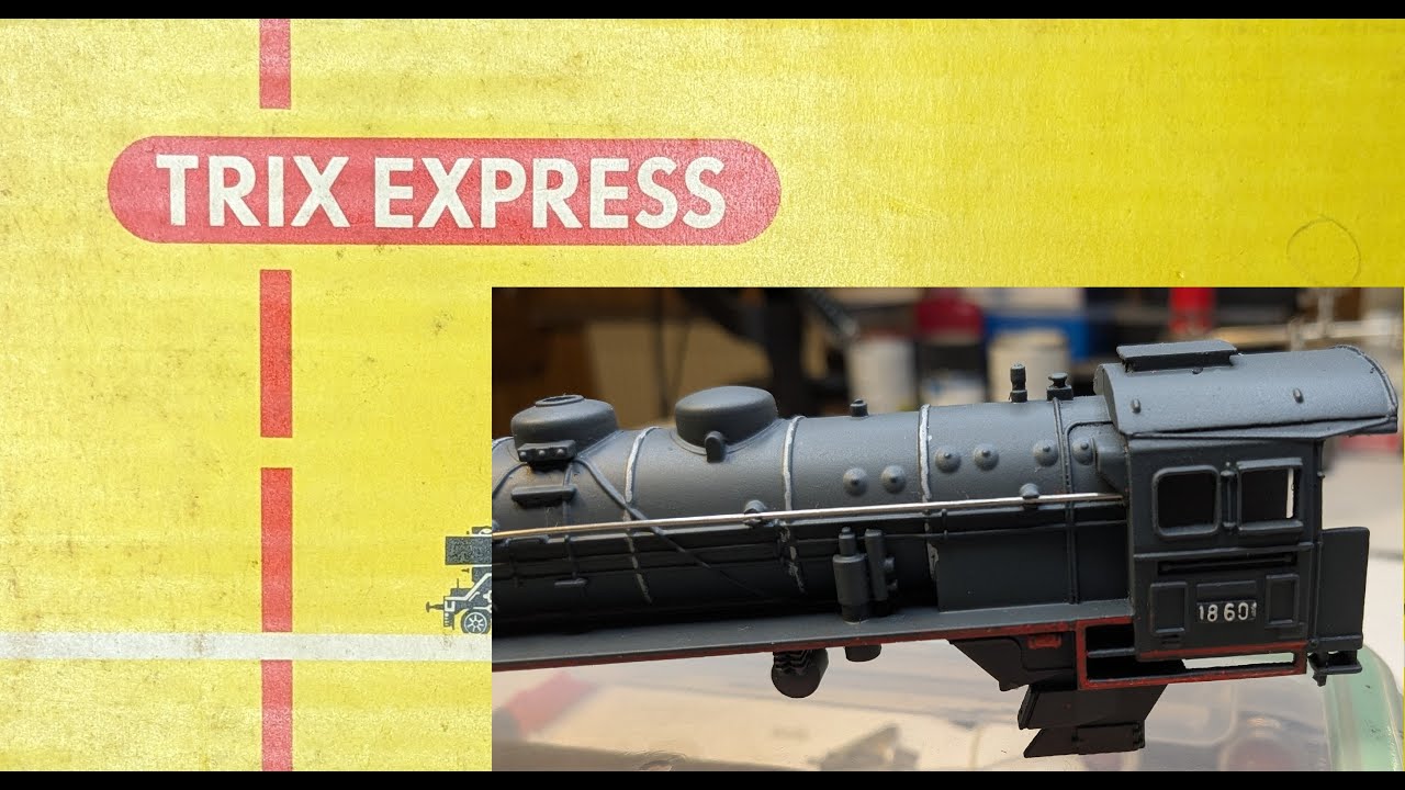 Trix Express - BR 18:  Lacken, Malen mit neuer Technik, Reinigen  - Teil 2 der BR 18-Reihe