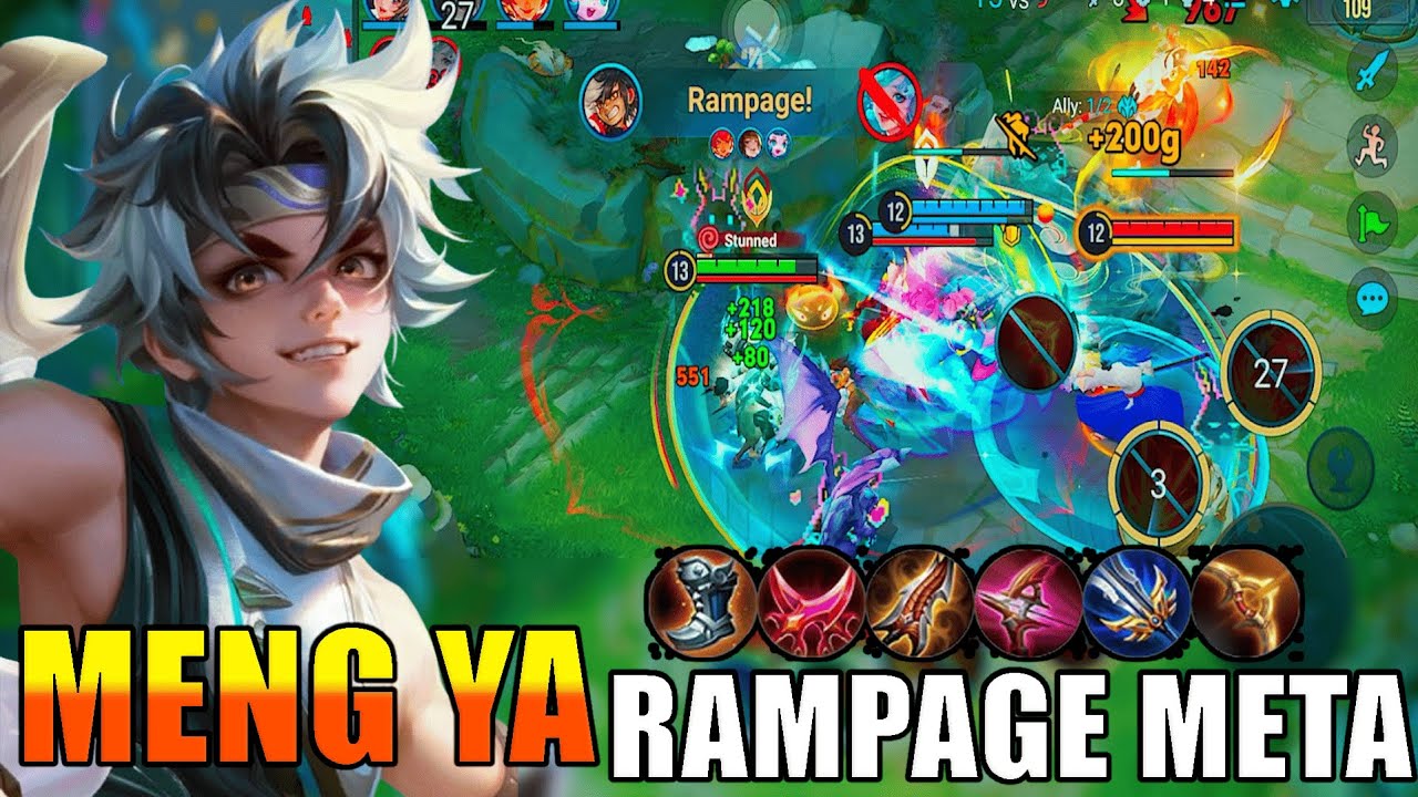 MENGYA IS STILL OP IN CURRENT META GAMEPLAY❗HONOR OF KINGS ❗2025❗ HOK ❗