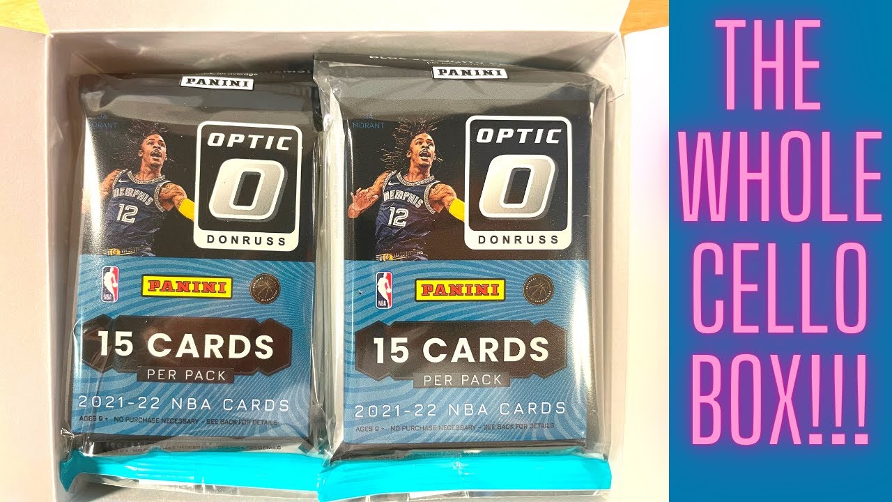 2021-22 Donruss Optic Basketball Cello Box Break