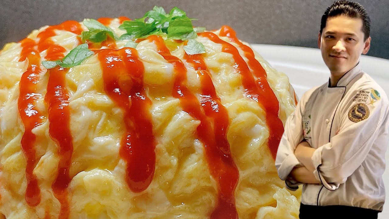 Comment préparer le riz omelette ,Omurice, cuisine japonaise,
