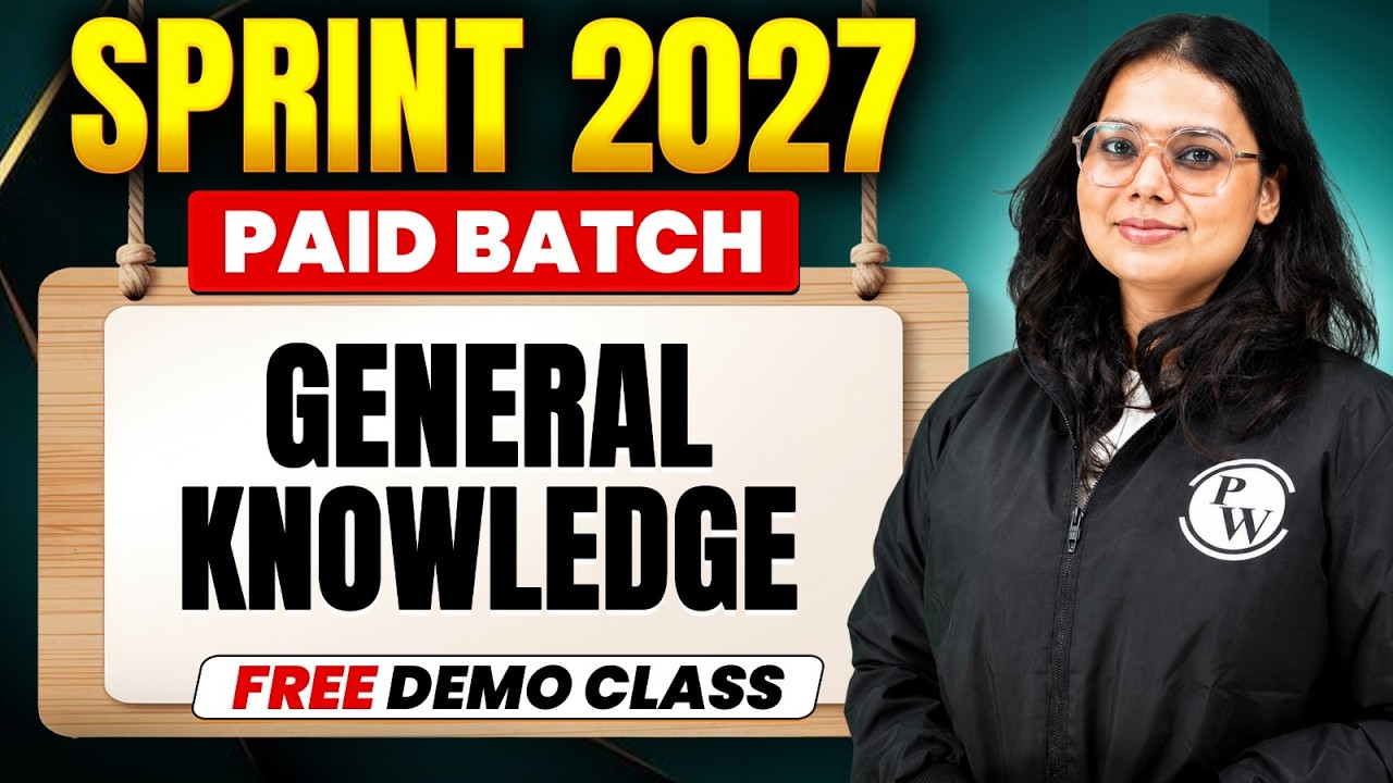 Sprint 2027 Batch | General Knowledge | Paid Batch | Free Demo Class