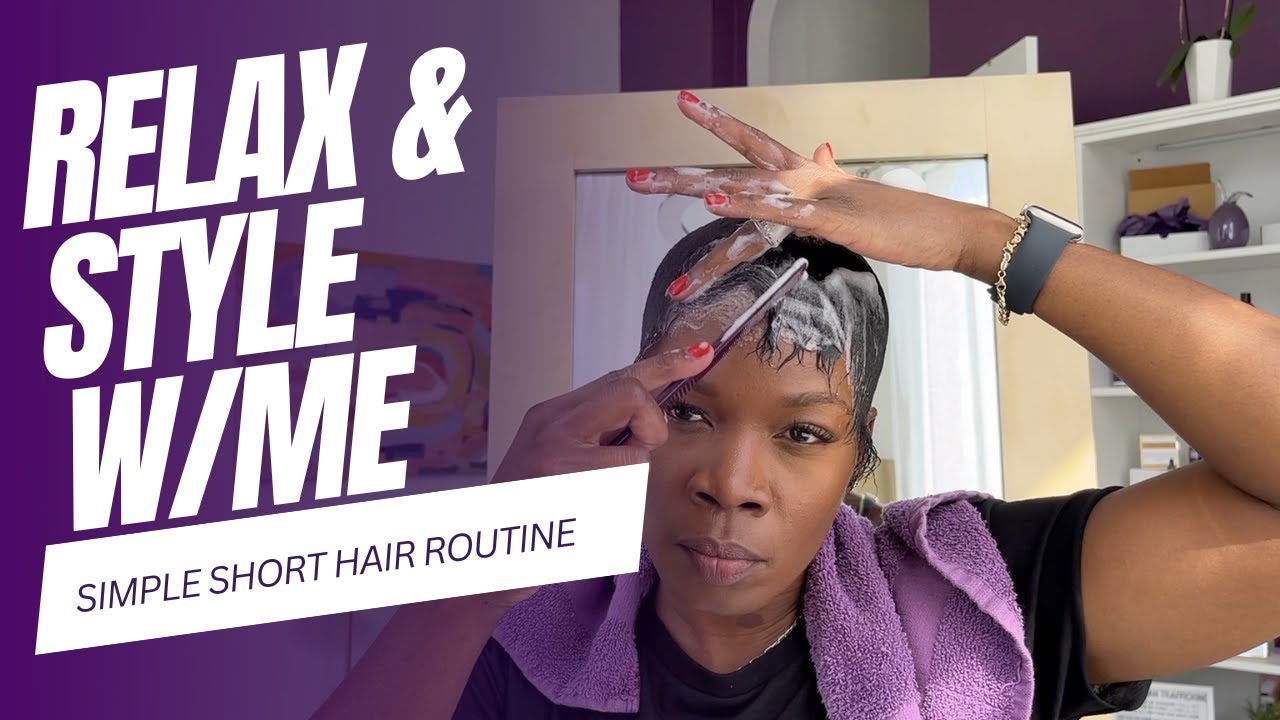 Short Hair Stylist | Relaxer & Easy Summer Style