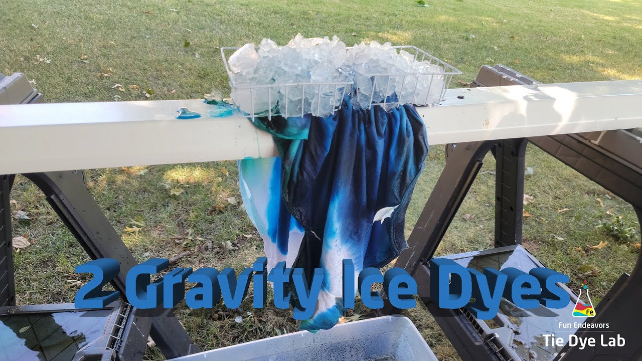 Tie Dye Designs : 2 Gravity Ice Dyes