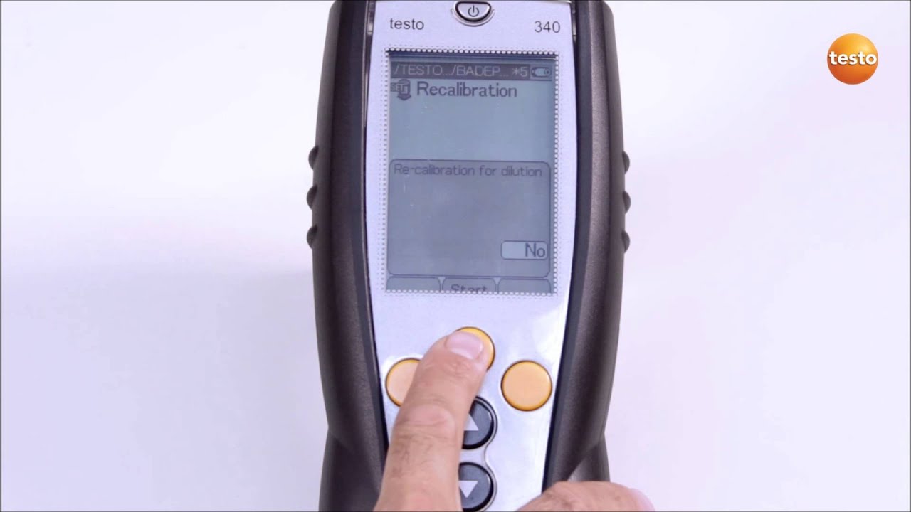 testo 340. 7. Выполнение калибровки