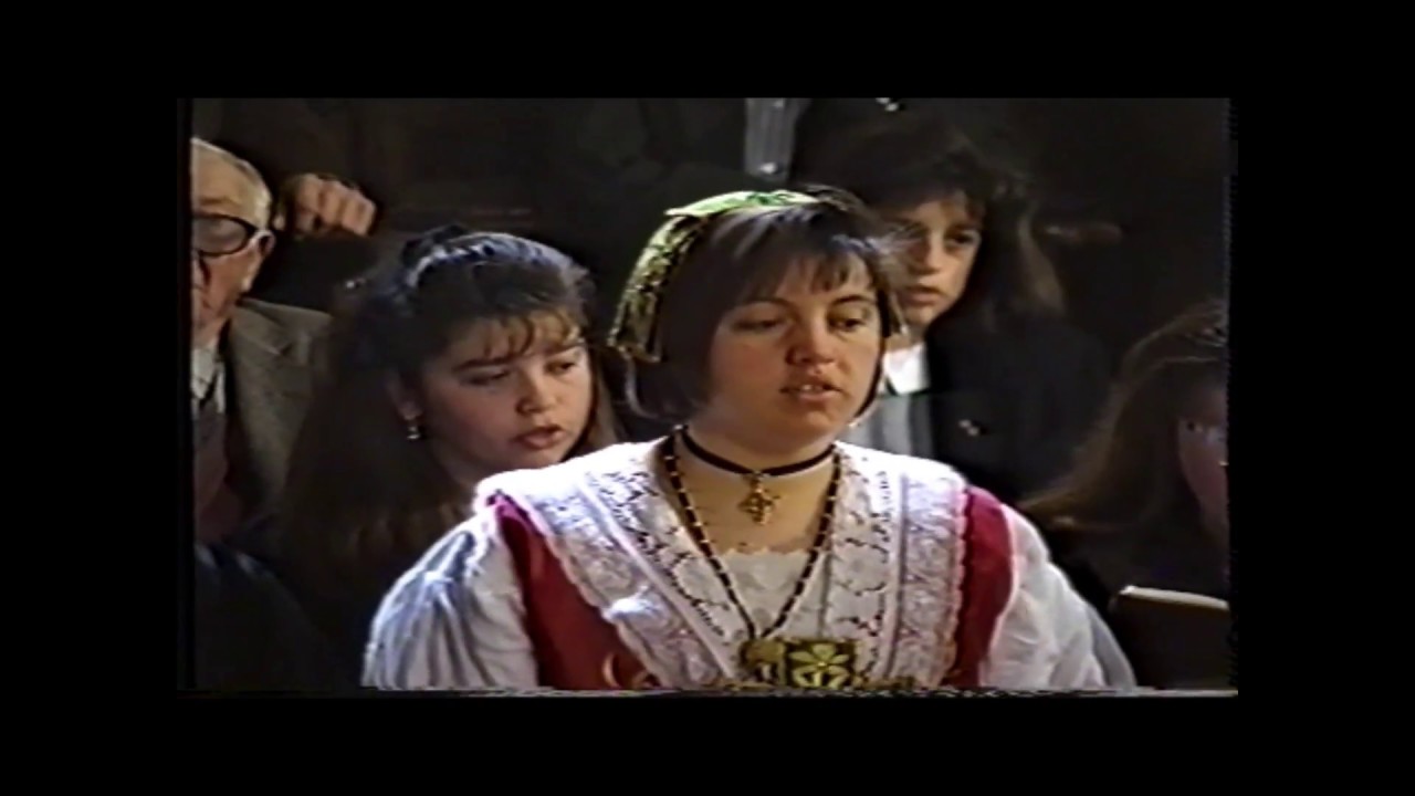 Piana degli Albanesi - Grande e Santa Settimana 1992 - Vespro e Annuncio della Resurrezione