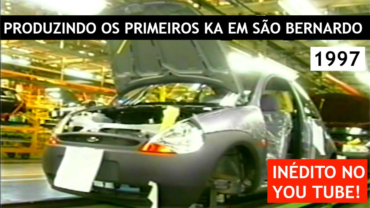Início da produção do Ford Ka em São Bernardo do Campo - 1997 - MIAU