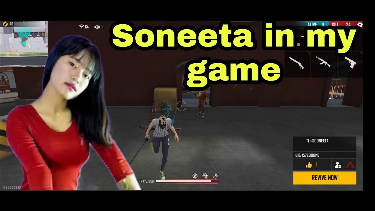 Soneeta in my game //ff player//soneeta//mr Noob//Garena Freefire