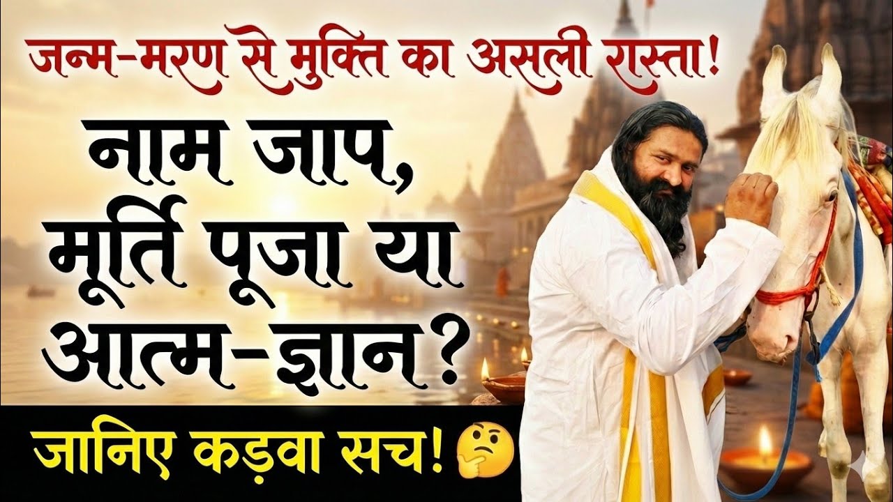 नाम जाप, मूर्ति पूजा या आत्म-ज्ञान? 🤔 जन्म-मरण से मुक्ति का असली रास्ता | नितिन साहेब जी