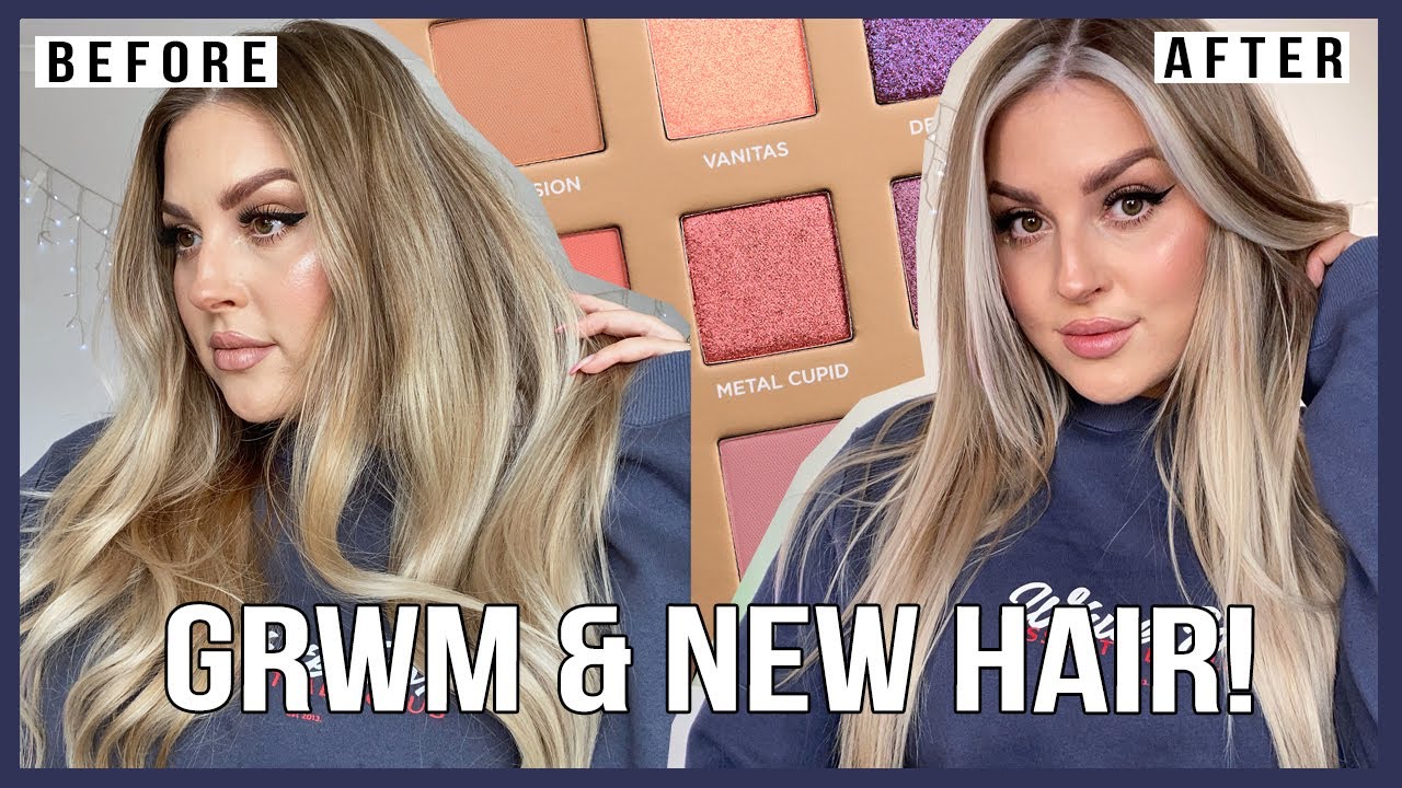 hang with me vlog style! hair transformation & GRWM! ✂️ i got new hair and its bomb ok