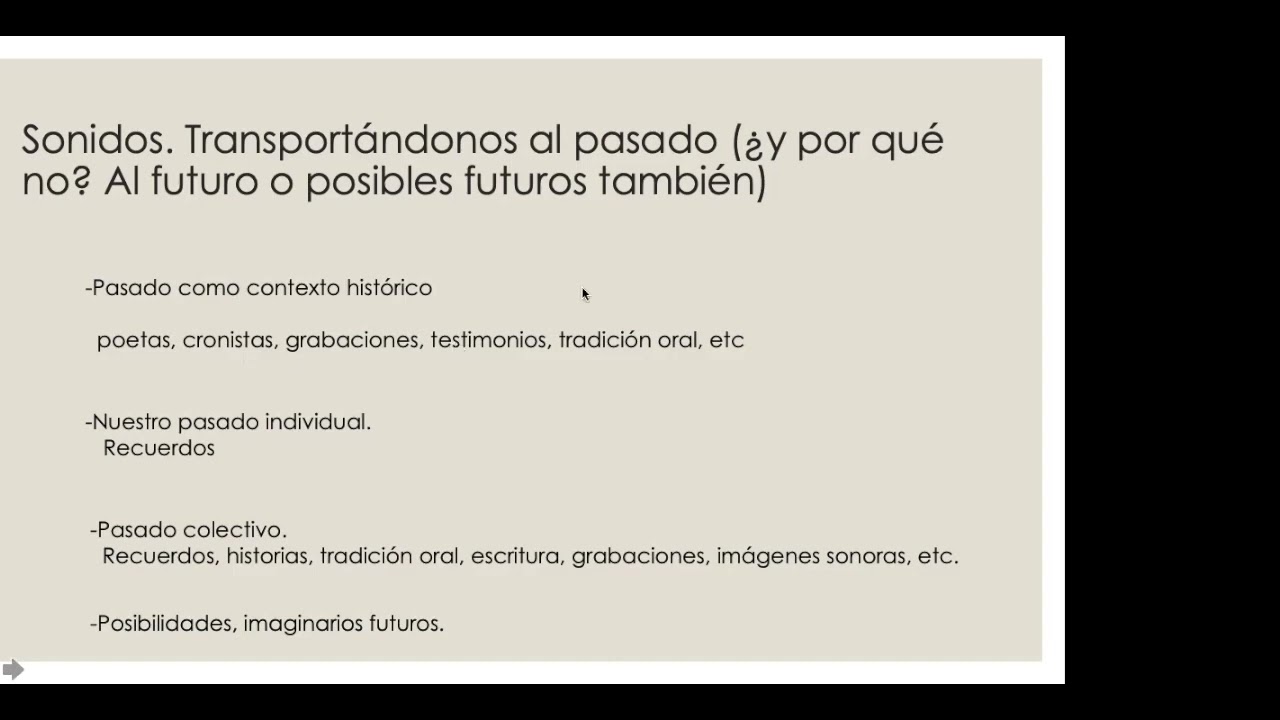 Caminos sonoros en el lenguaje audiovisual por la especialista Mariana Ortiz (México)