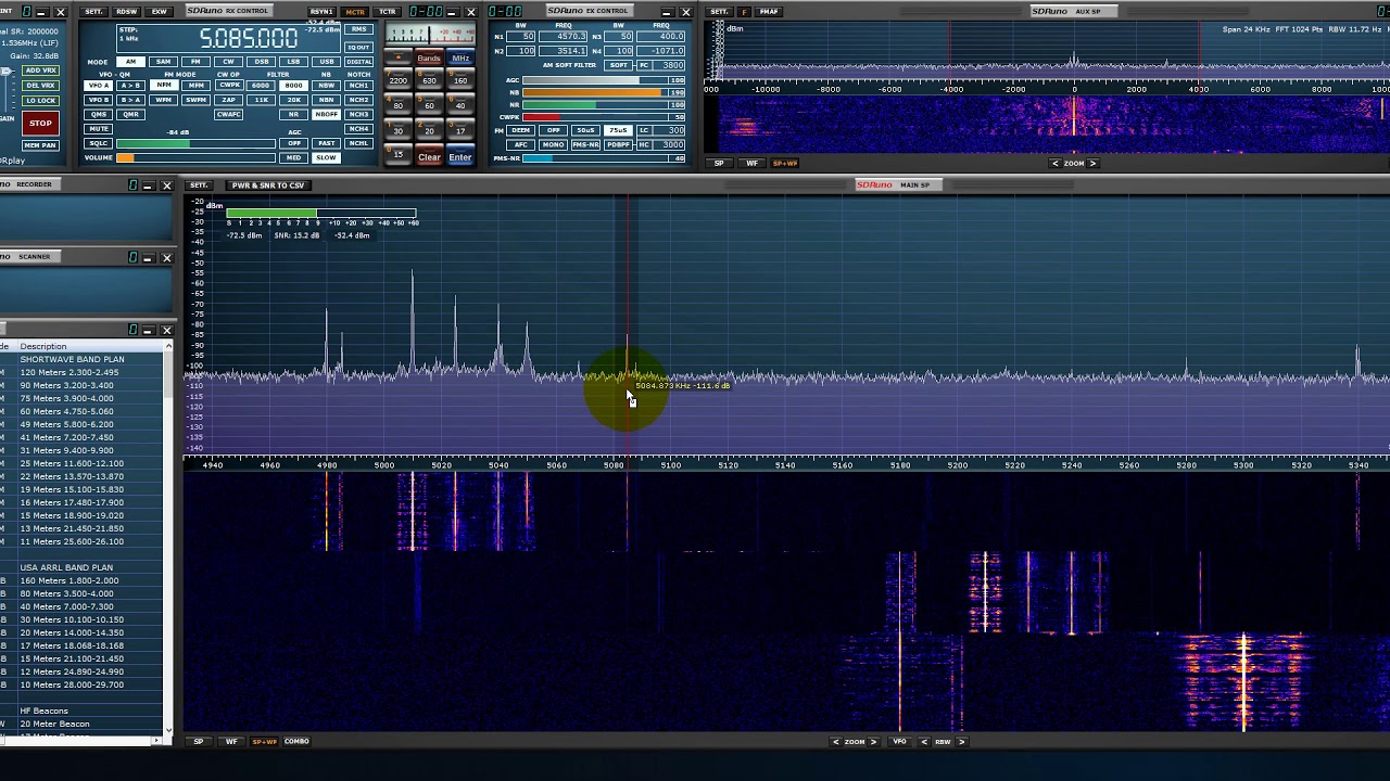 SDRuno basics, notch filter.