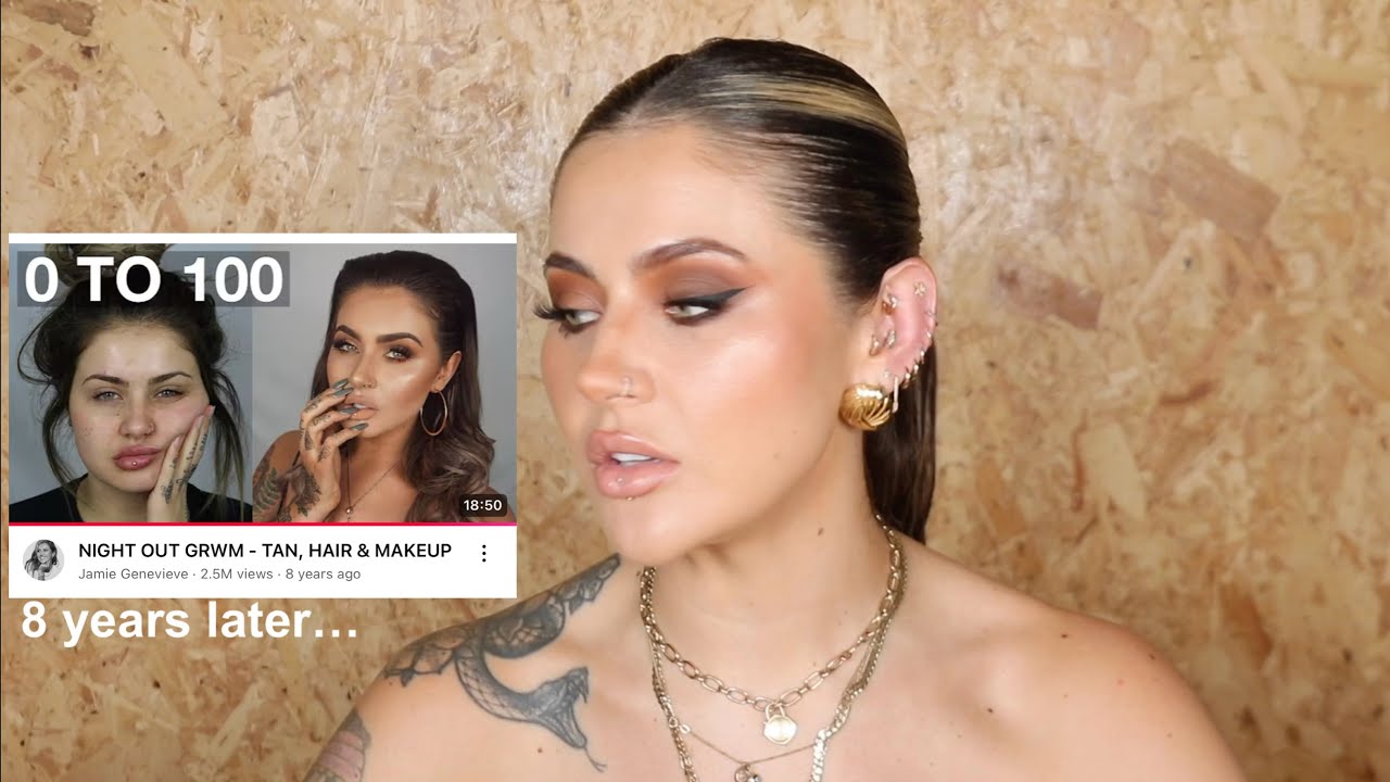 RECREATING MY MOST POPULAR VIDEO (night out makeup tutorial) | JAMIE GENEVIEVE