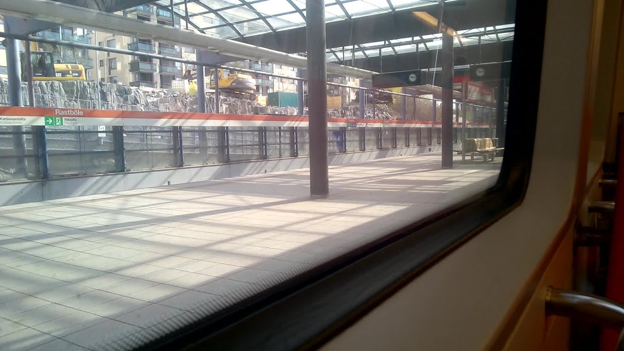 Helsinki Metro M200 series metro Puotila-Vuosaari [FullHD]