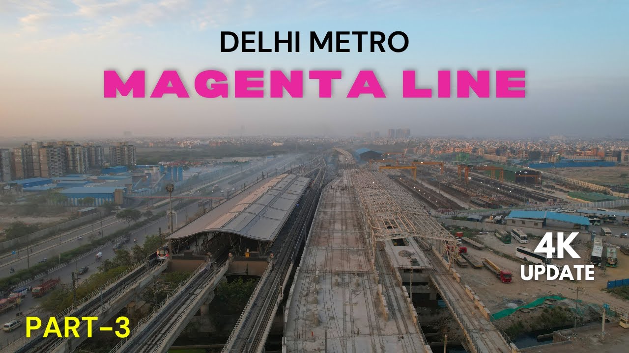 Delhi Metro Magenta Line : Majlis Park To RK Ashram Marg | After 6 Months 