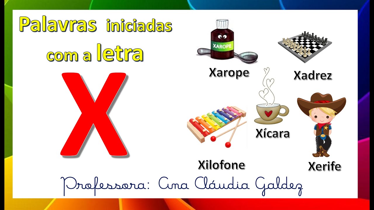 Palavras iniciadas com a letra X