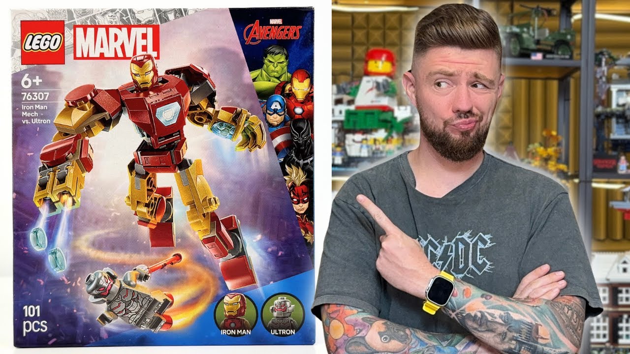 MECH IRON MANA KONTRA ULTRON 👊 LEGO MARVEL 76307 RECENZJA