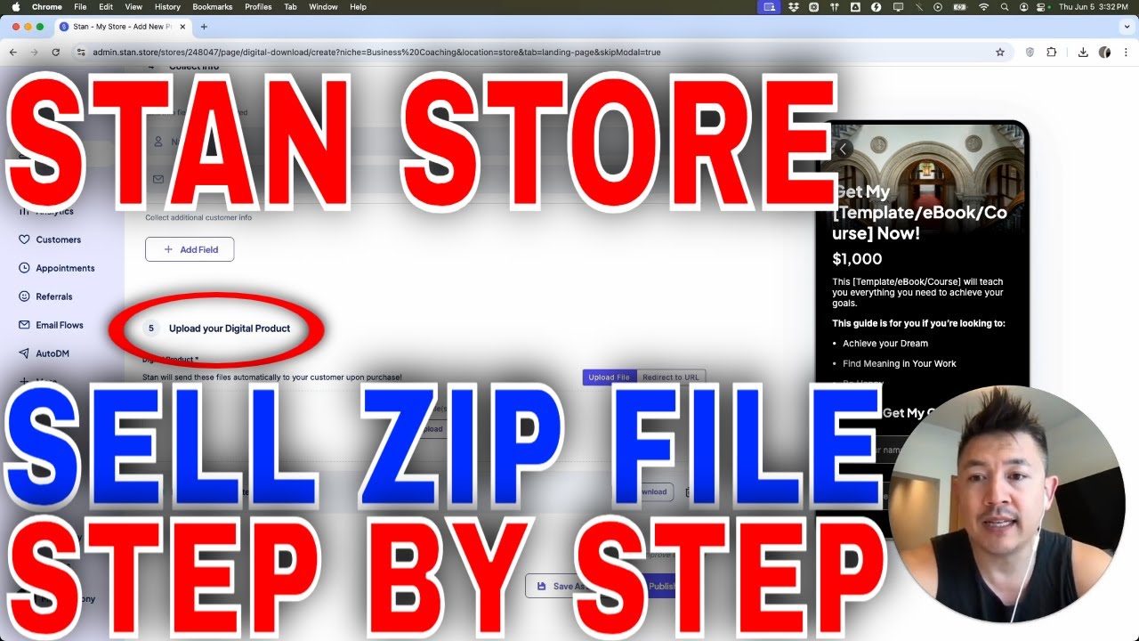 ✅  How To Sell Compressed Software Zip File On Stan Store🔴