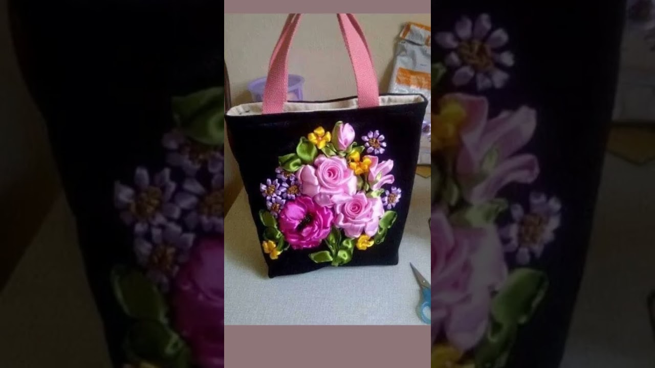 Très bonnes idées de création de broderies et de broderies de rubans 🎀