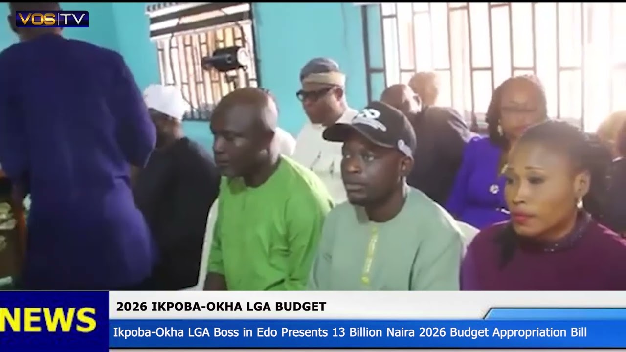 Edo LGA Chairman Presents 13Billion Niara 2026 Budget