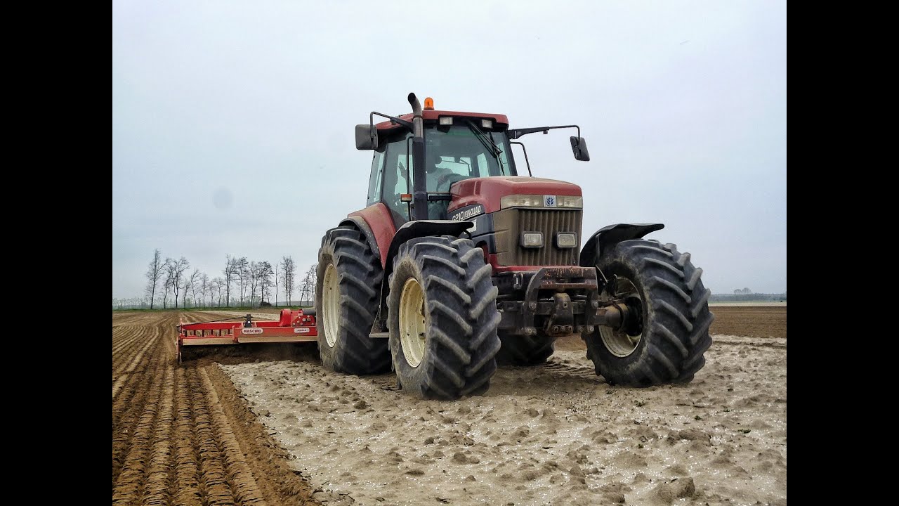 MOTOR SOUND- New Holland G210+Maschio 6m/Preparazione terreno 2016