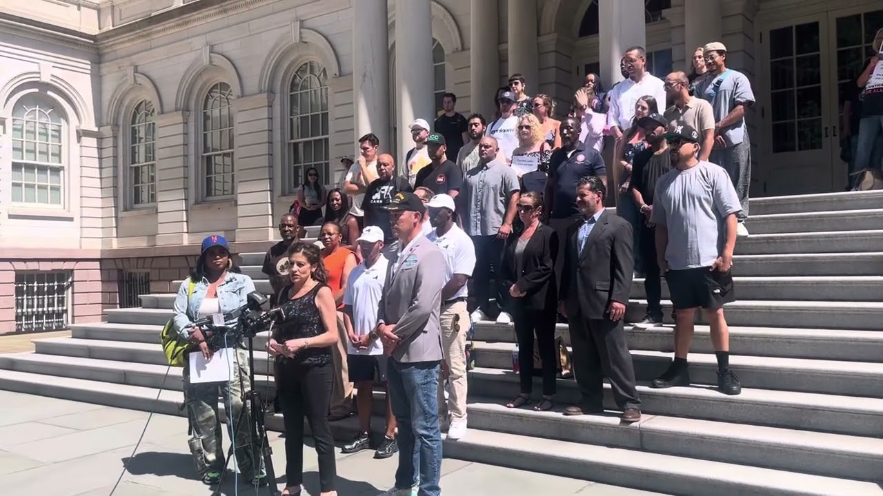 The legal Cannabis Store Footage Rally 8/8/25.  @cannabisNYC @NYCBusiness 