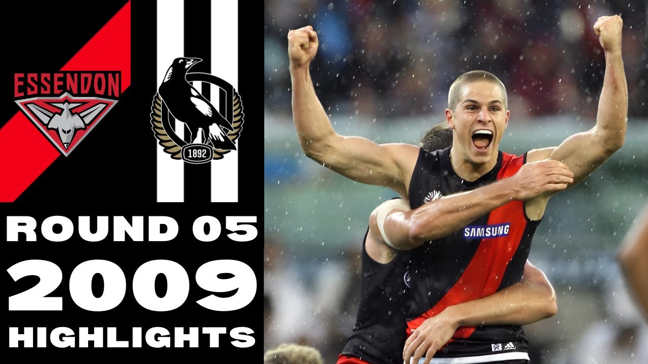 Essendon vs Collingwood | Round 5, 2009 | ANZAC Match Highlights
