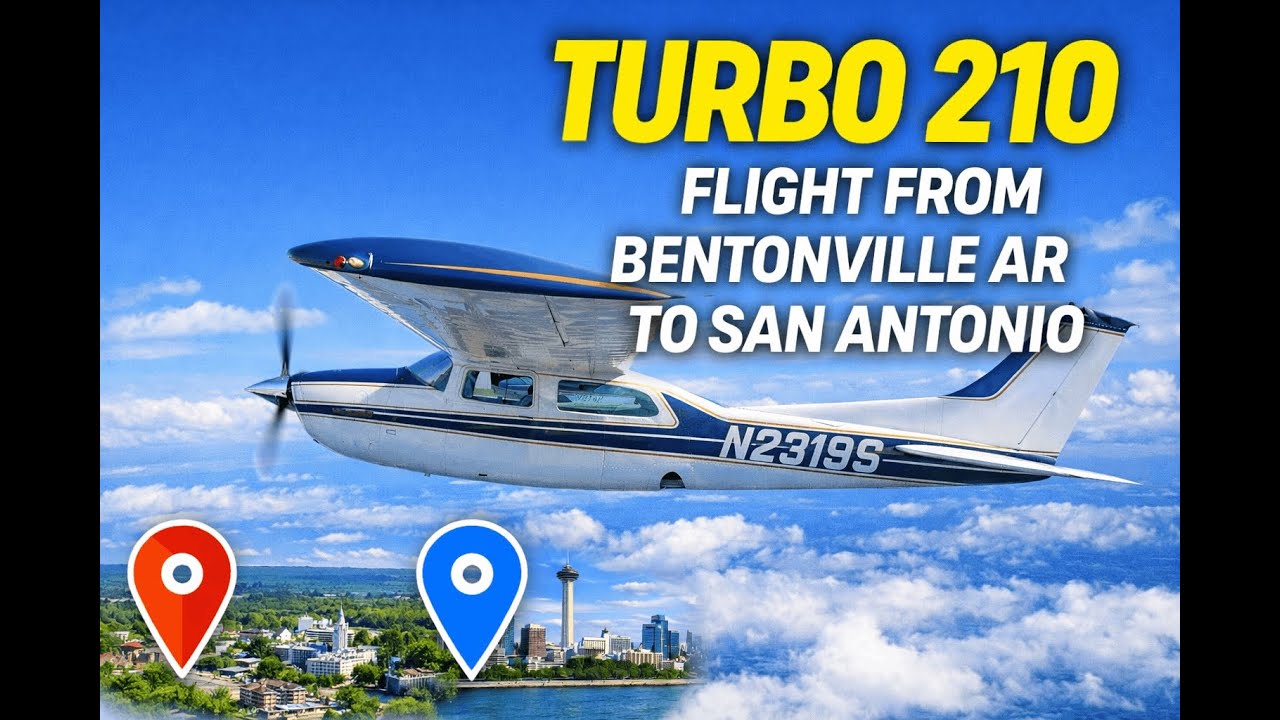 Turbo 210 back to San Antonio from Bentonville