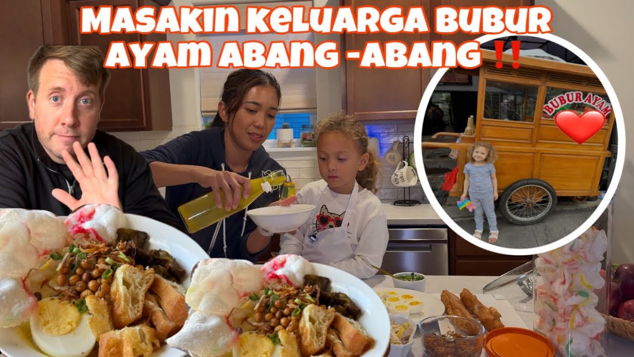 MASAKIN BUBUR AYAM ALA ABANG -ABANG ‼️
