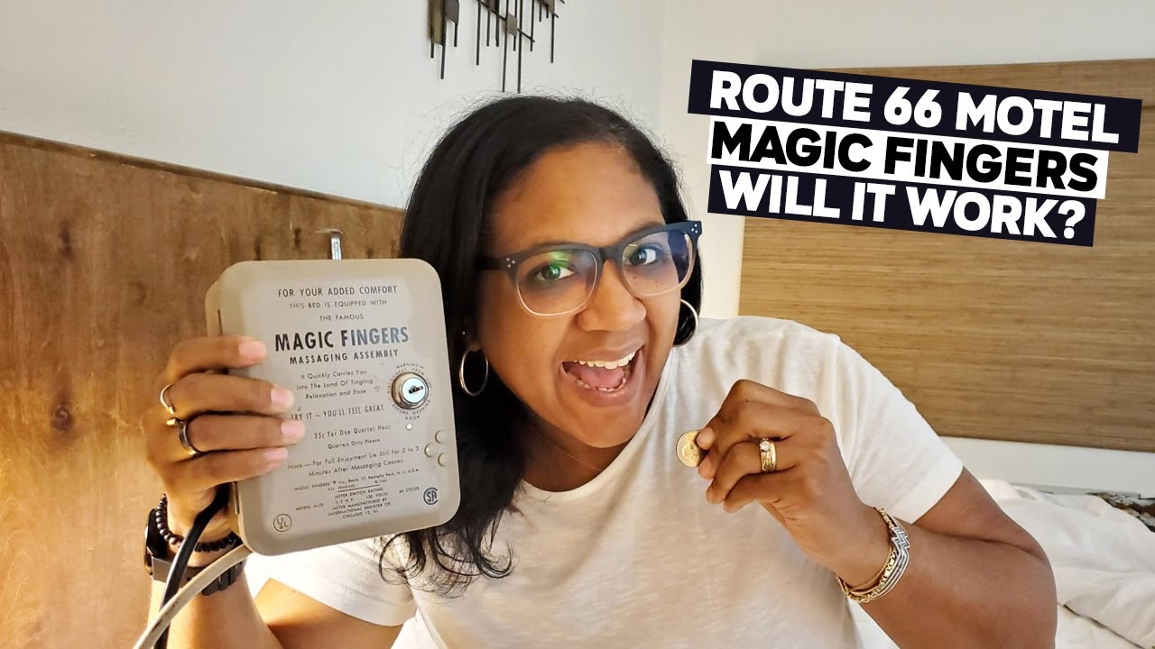 Route 66 Best Motel Features | We Had A Massage Fingers Bed