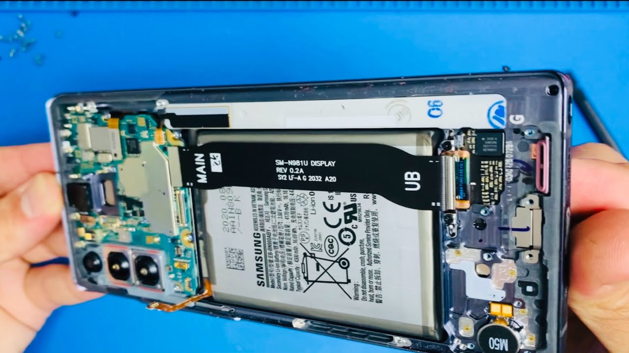 Comment Changer le Connecteur de Charge Samsung Galaxy Note 20