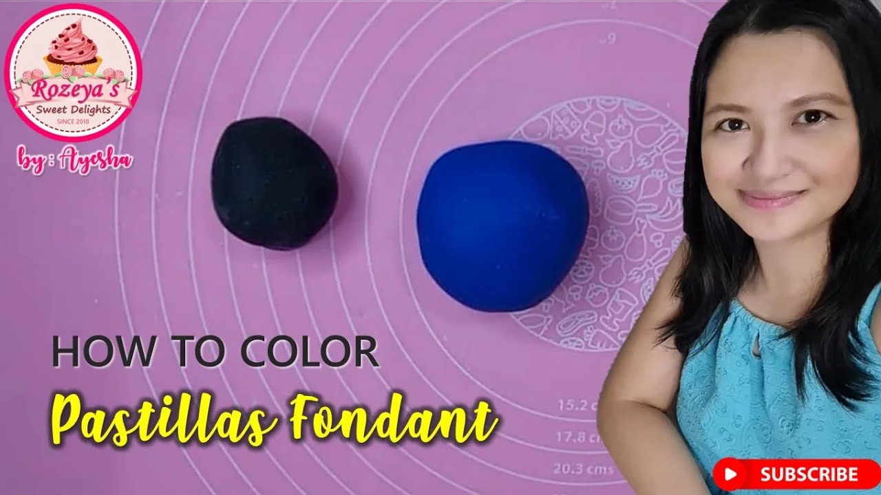 How to Color Pastillas Fondant