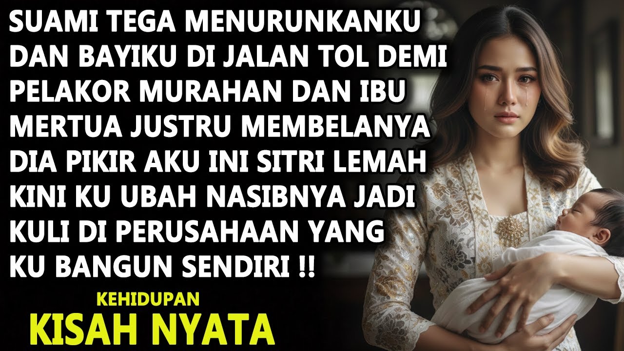 SUAMI TEGA MENUTUKANKU DAN ANAKU DI JALAN TOL KARNA HAZUTAN PELAKOR , KINI KU BUAT DIA MISKIN