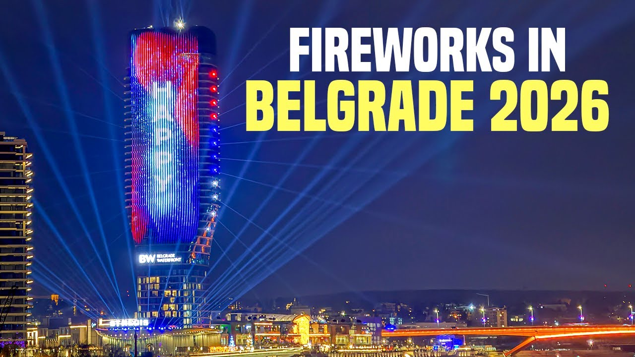 Fireworks and Drone Show for New Year's Eve in Belgrade 2026