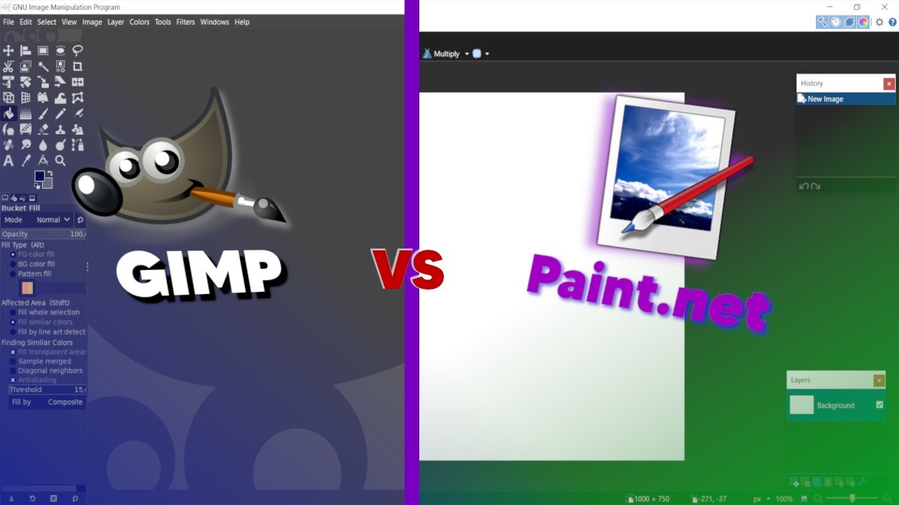 GIMP vs Paint.net - Which FREE Photo Editor Is The Best?