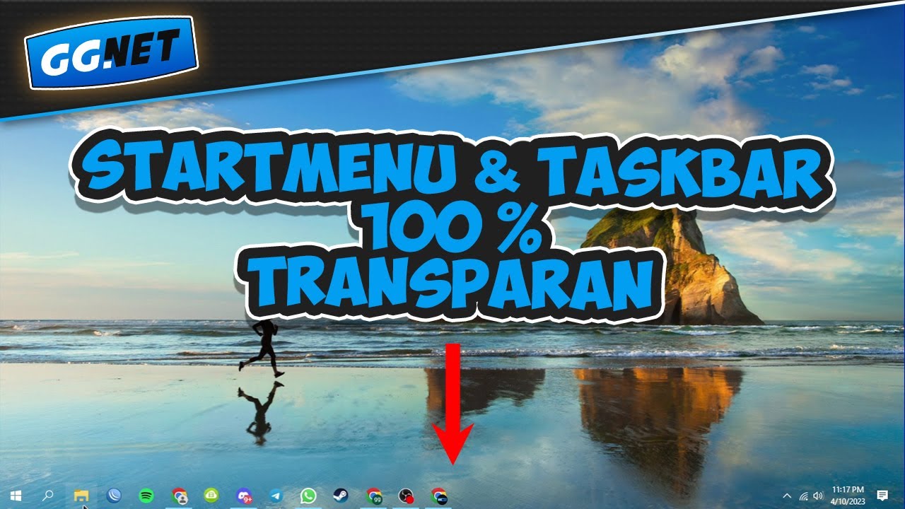3 Cara Membuat Menu Start dan Taskbar Menjadi Transparan di Windows 10/11