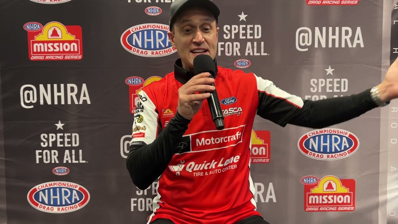 Bob Tasca III #1 Qualifier After Day One | 2025 NHRA Arizona Nationals Press Conference