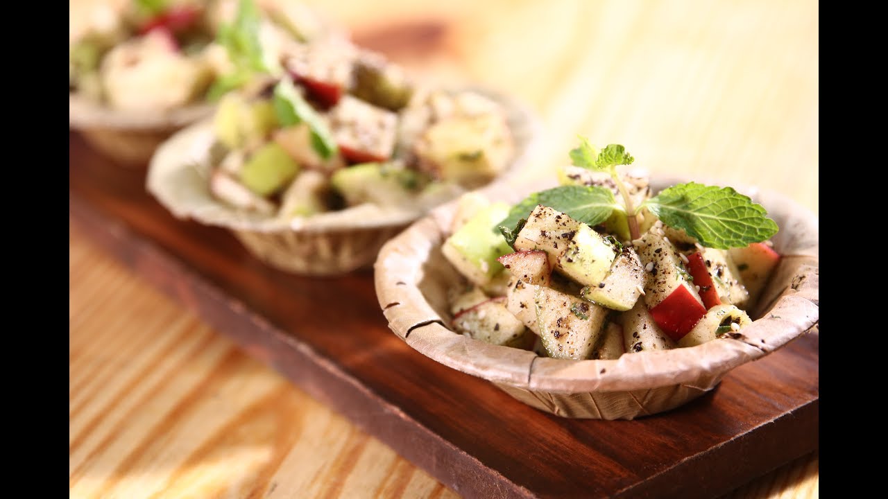 Apple Chaat | Apple Tasty Delight | Sanjeev Kapoor Khazana