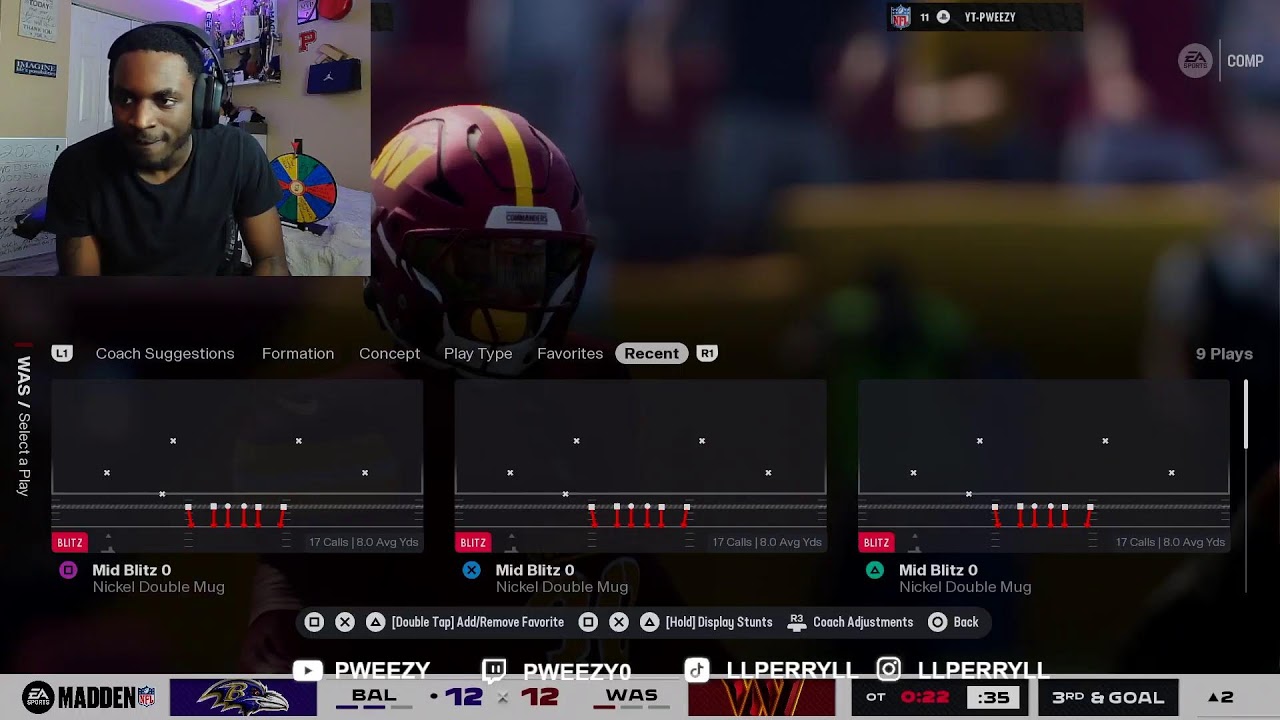 MADDEN 26 BUT EVERY LOSS = WHEEL SPIN / FACECAM