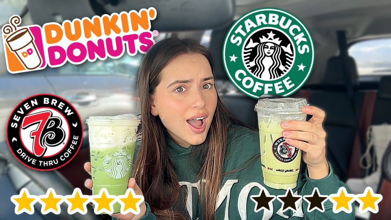 TRYING EVERY FAST FOOD RESTAURANTS MATCHA AND RANKING THEM!! *insane*