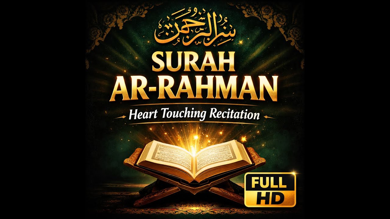 Surah Ar-Rahman Full Recitation | Beautiful Quran Tilawat | Heart Touching