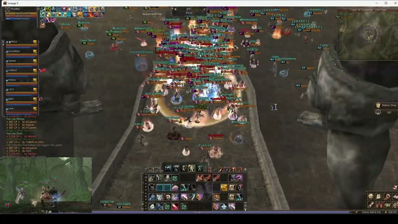 Why r u running? (L2 reborn eternal x10 new titan-adventurer pov mini video)