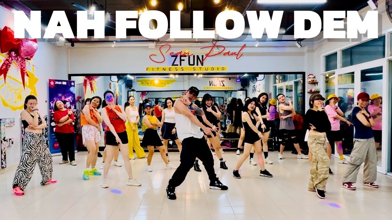 NAH FOLLOW DEM (BUSKILAZ REMIX ) by SEAN PAUL | ZUMBA | ZFUN