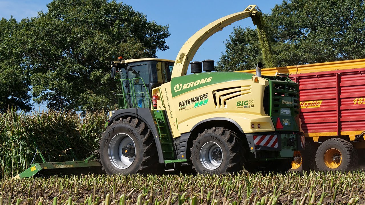 New Krone Big X 680 OptiMaize - Ploegmakers - Maize harvest - Mais hakselen - Maishäckseln - 2019