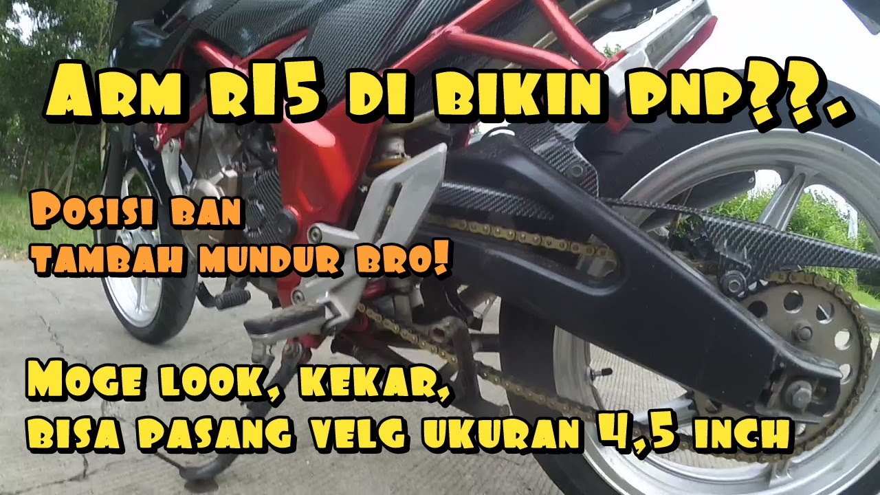 Arm r15 di cb150r, di bikin pnp!!! Ganteng polll