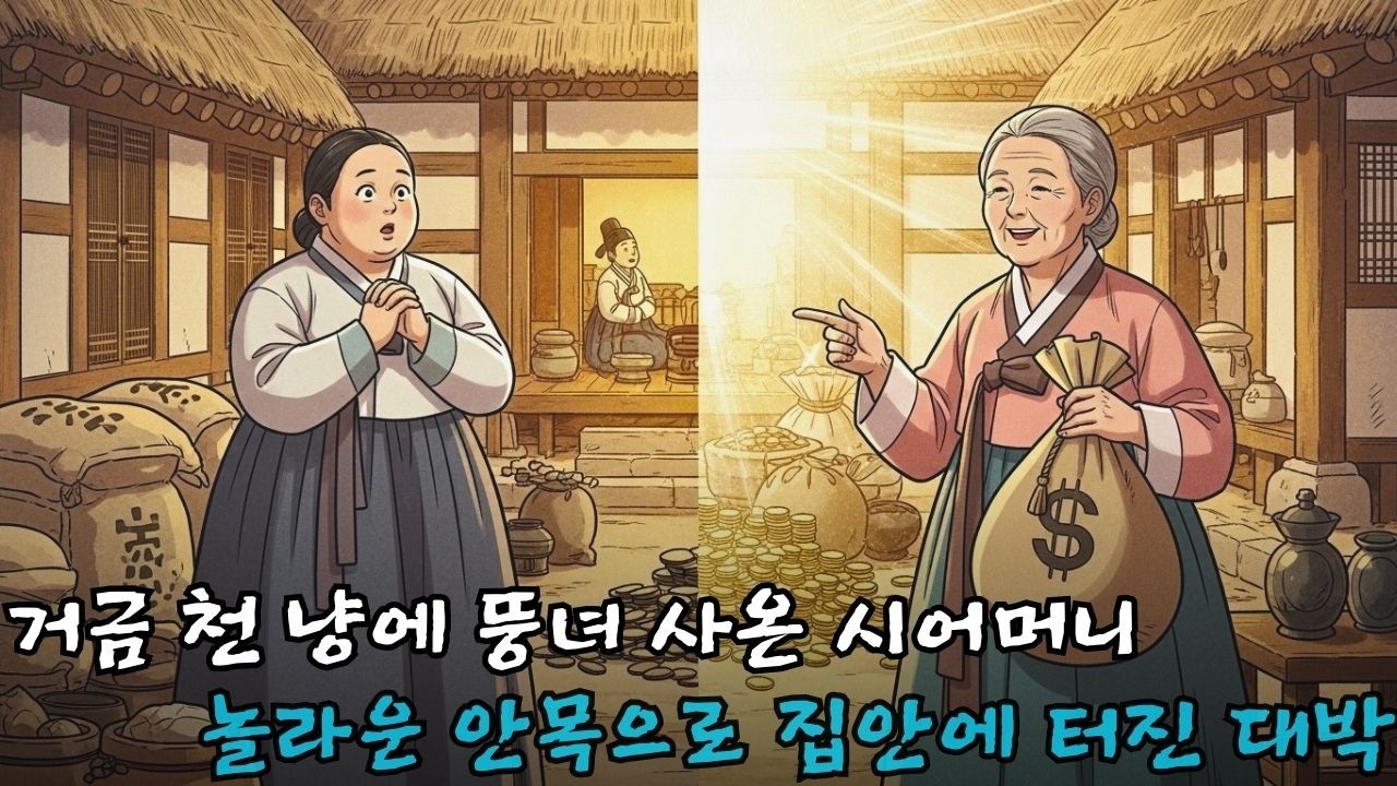 남들은 거저 줘도 싫다던 뚱녀를 거금 천 냥에 사온 시어머니의 놀라운 안목과 집안에 터진 대박 | 야담 | 인생역전 | 지혜