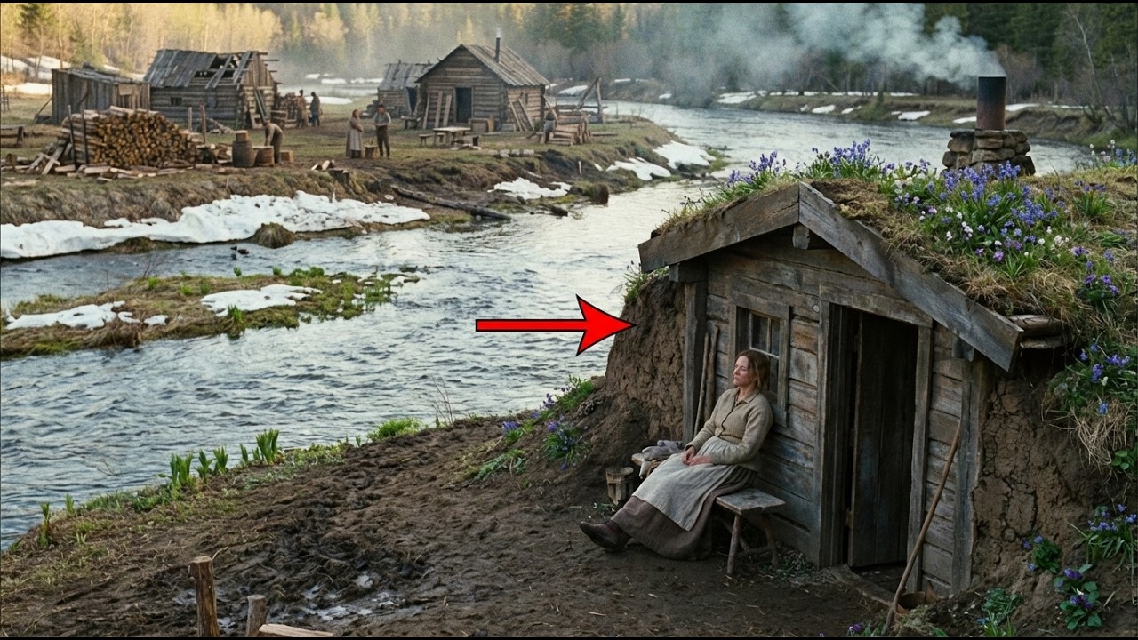They Called Her Riverbank Home a Hole — Until Spring Came and She Had Never Run Cold